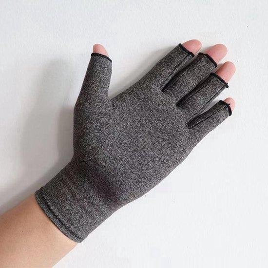 Reuma Handschoenen - Artrose - Artritis - Maat XL - Grijs - A-kwaliteit - Thuiswerk handschoenen - Compressie Handschoenen - Carpaal Tunnel