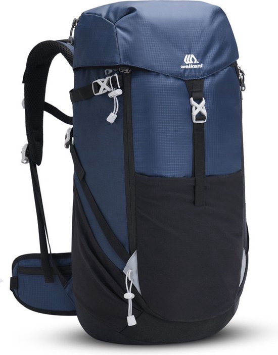 Rugzak 50L - Blauw - Rugzak voor Wandelen - Bergbeklimmen - Wandelen - Reizen