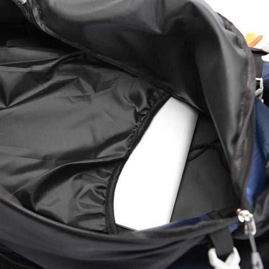 Rugzak 50L - Blauw - Rugzak voor Wandelen - Bergbeklimmen - Wandelen - Reizen