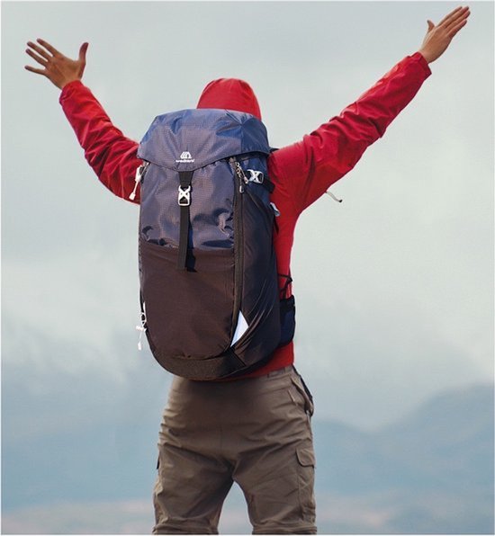 Rugzak 50L - Blauw - Rugzak voor Wandelen - Bergbeklimmen - Wandelen - Reizen