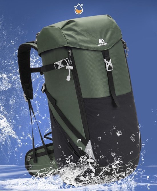 Rugzak 50L - Blauw - Rugzak voor Wandelen - Bergbeklimmen - Wandelen - Reizen