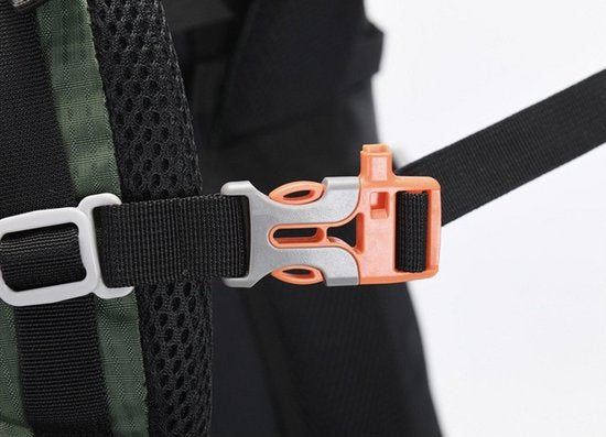 Backpack 50L - Zwart - Rugzak voor Hiken - Bergbeklimmen - Wandelen - Reizen