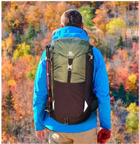 Backpack 50L - Zwart - Rugzak voor Hiken - Bergbeklimmen - Wandelen - Reizen