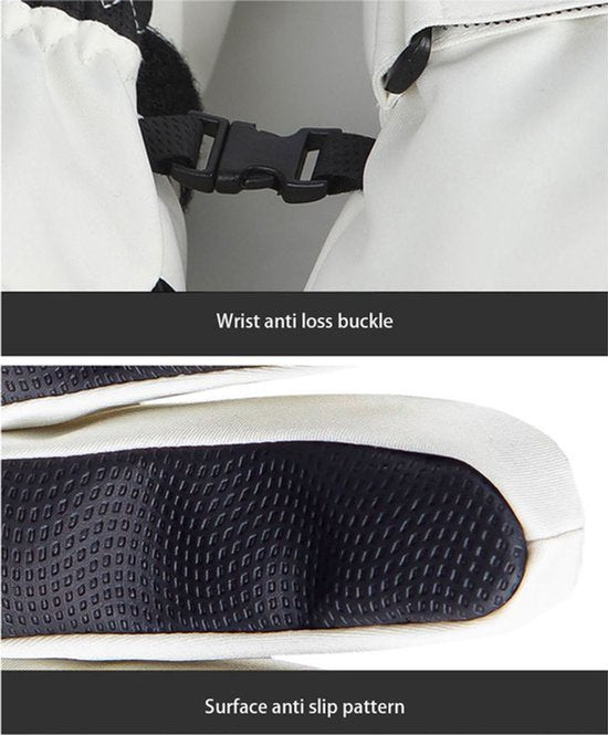 Skihandschoenen - Wit - Maat M