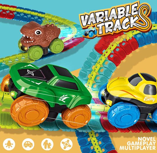 Speelgoedauto - Racebaan - Met accu - Speelgoed - Loopings - Antizwaartekracht