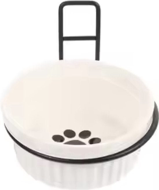 Katten- of hondenvoerbak - 1 stuk - Wandmontage - Puppy - Kitten - Voederbak - Voerbakje