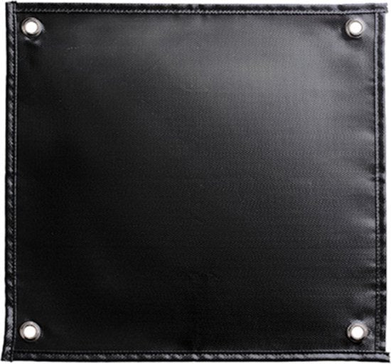 Vuurvaste mat 800x750mm - BBQ - Veiligheid - Maat XL - Camping - Kamperen - Vuur - Open haard - Brandvertragende beschermmat