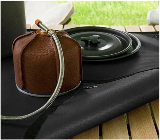 Vuurvaste mat 800x750mm - BBQ - Veiligheid - Maat XL - Camping - Kamperen - Vuur - Open haard - Brandvertragende beschermmat