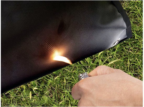 Vuurvaste mat 800x750mm - BBQ - Veiligheid - Maat XL - Camping - Kamperen - Vuur - Open haard - Brandvertragende beschermmat