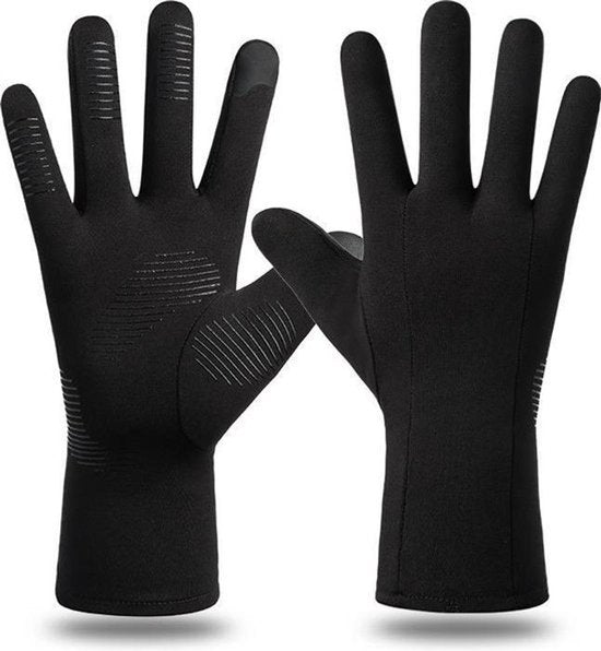 Waterdichte handschoenen Zwart Maat XL - Met touchscreen tip - Winddicht