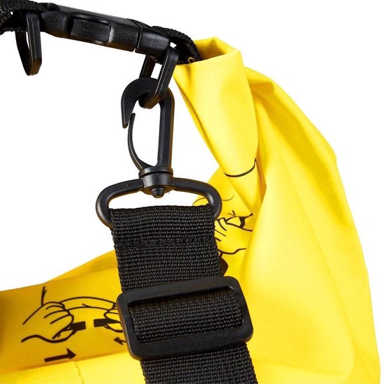 Waterdichte Tas - Droge zak - 15L - Geel - Ocean Pack - Droge Zak - Survival Outdoor Rugzak - Droogzakken - Boottas - Zeiltas