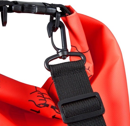 Waterdichte Tas - Droge zak - 15L - Rood - Ocean Pack - Droge zak - Survival Outdoor Rugzak - Droogzakken - Boottas - Zeiltas