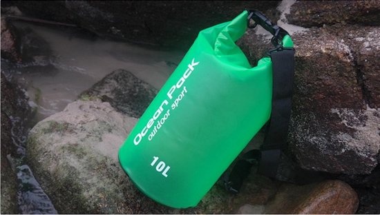 Waterdichte Tas - Droge zak - 20L - Groen - Ocean Pack - PVC - Droge Zak - Survival Outdoor Rugzak - Droogzakken - Boottas - Zeiltas