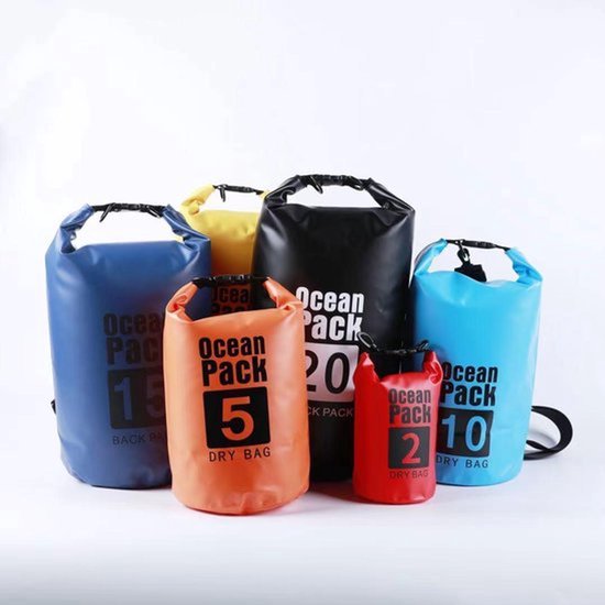 Waterdichte Tas - Droge zak - 2L - Blauw - Ocean Pack - Droge zak - Survival Outdoor Rugzak - Droogtassen - Boottas - Zeiltas