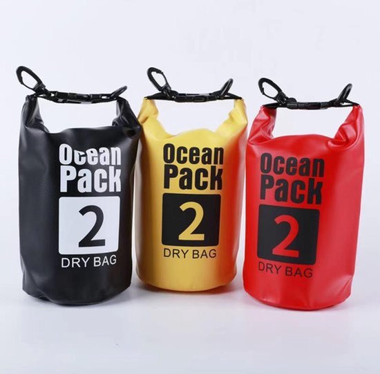 Waterdichte Tas - Droge zak - 2L - Rood - Ocean Pack - Droge zak - Survival Outdoor Rugzak - Droogzakken - Boottas - Zeiltas