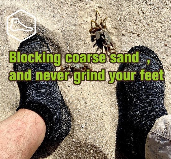 Waterschoenen - Maat 46 - Watersokken - Aquaschoenen - Strandschoenen - Antislip - Schoenen voor Zwembaden en Strand - Volwassenen en Kinderen - Beschermt tegen grof zand, scherpe stenen en dieren onder water - Unisex