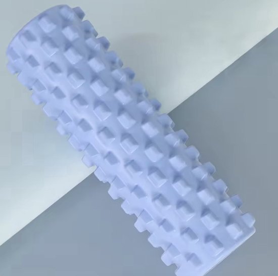 Yoga EVA massage Roller - Foam Rol - Rug - Gym - Fitness - Spier - Pilates - Foamroller - Lichtblauw