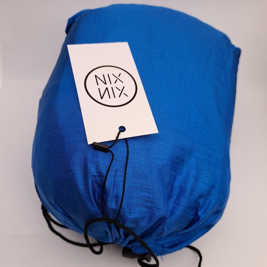Yoga hangmat - Blauw - Aerial Yoga schommel - Compleet systeem met 3 sets handgrepen - tot 300kg