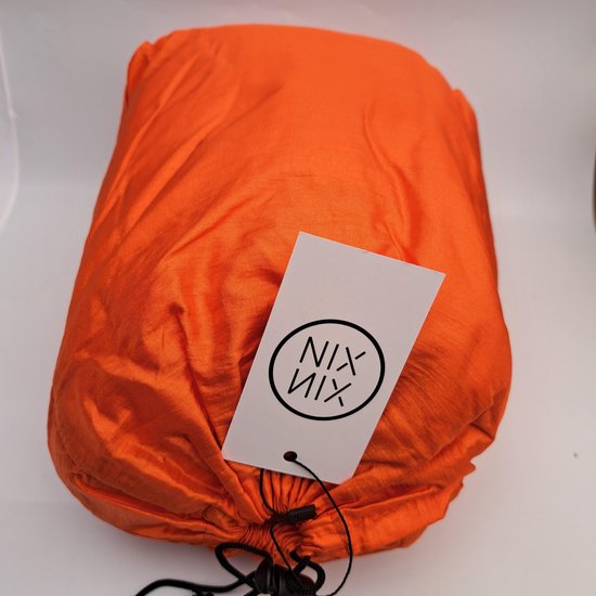 Yoga hangmat - Oranje - Aerial Yoga schommel - Compleet systeem met 3 sets handgrepen - tot 300kg