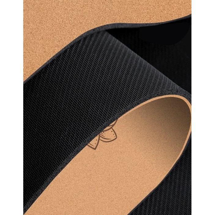 Yogamat lotus - Zacht Rubber - Kurk - 68cm - Anti-Slip - Meditatiemat