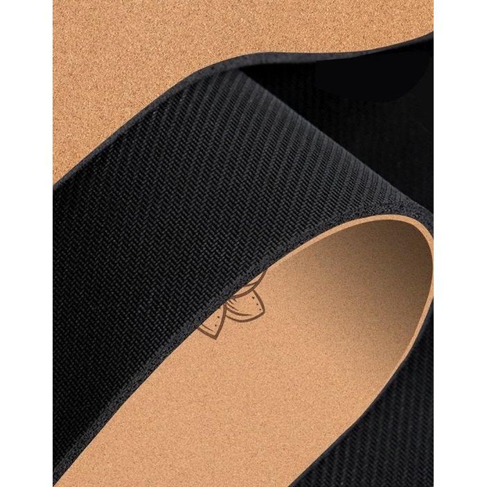 Yoga Mat Maan - Zacht Rubber - Kurk - 68cm - Anti-Slip - Meditatiemat