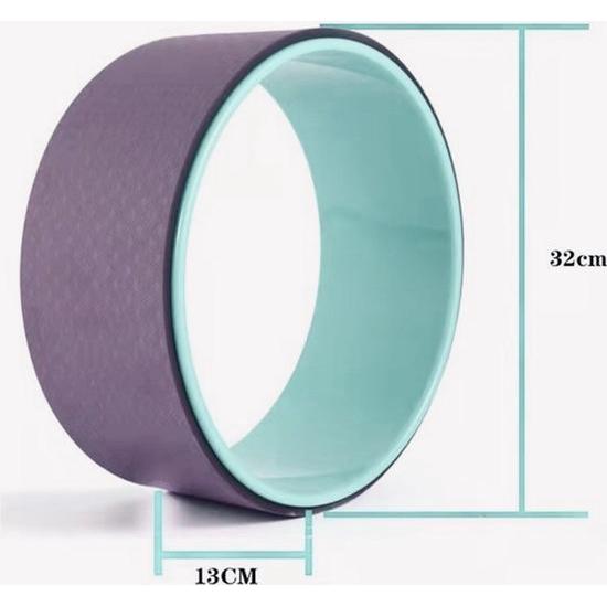 Yoga Wiel - Groen - Diameter 33 cm - Fitness - Pilates