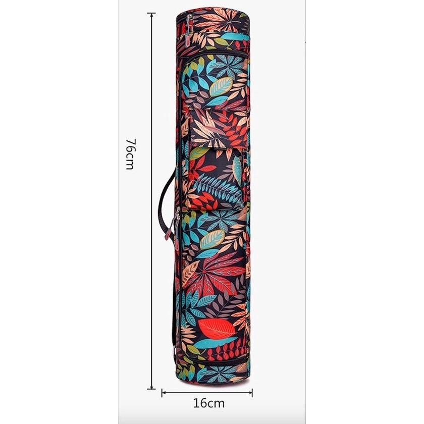 Yoga mat tas - 70 cm - Waterdicht - Universeel - Sporttas met rits - Voorzien van draagriem - Rood