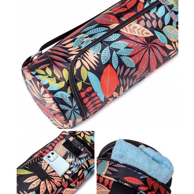 Yoga mat tas - 70 cm - Waterdicht - Universeel - Sporttas met rits - Voorzien van draagriem - Rood