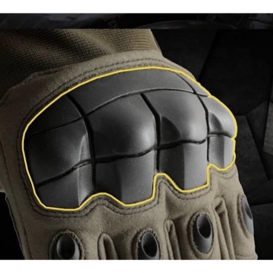 Zomer Vingerloze Motorhandschoenen - Zand - Harde Knokkels - Hand Handschoenen - Trainingshandschoenen - Sporthandschoenen