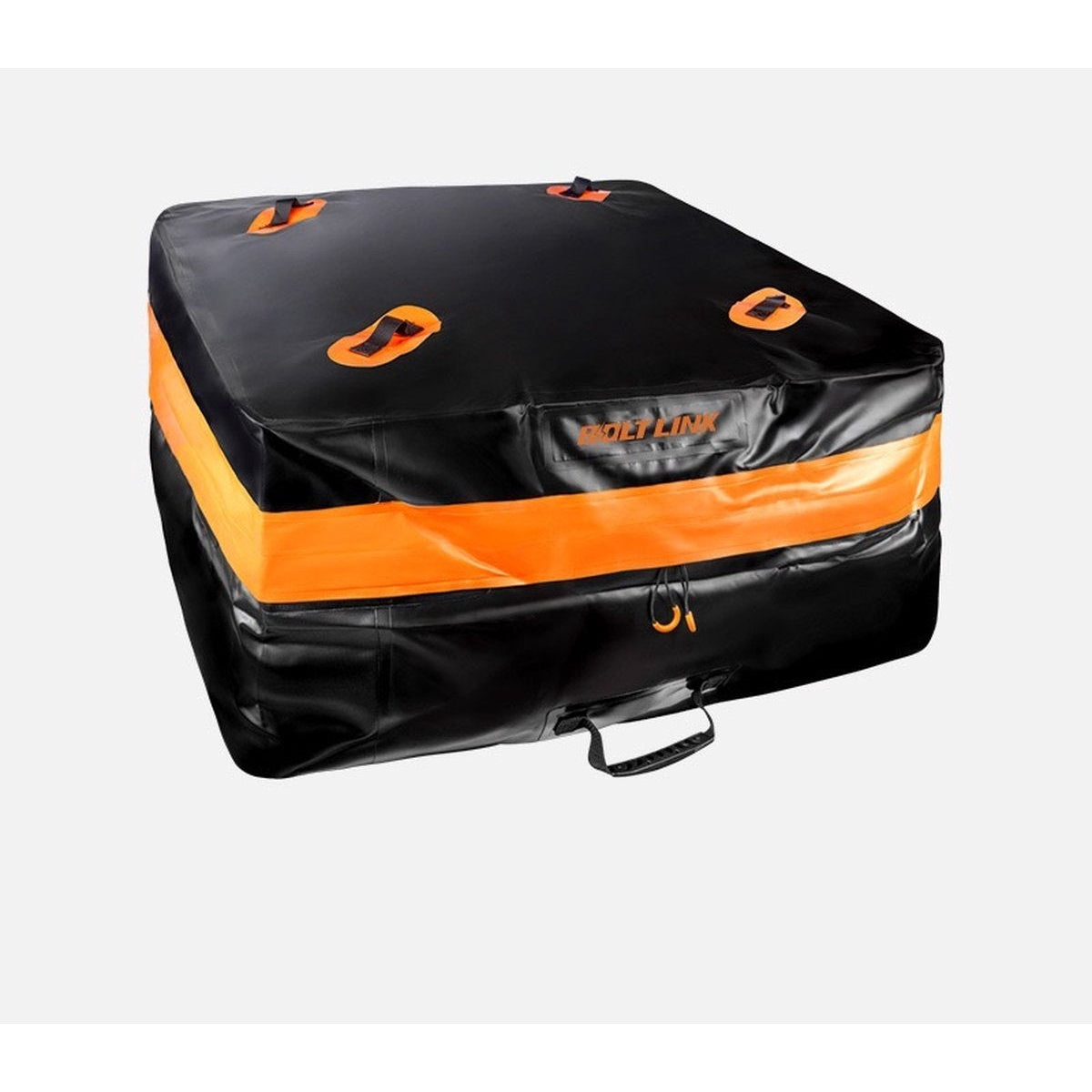 Boltlink - Daktas Auto - 400L - Oranje Zwart - Waterdichte opbergtas - SUV - Roof top - SUV - Dakkoffer - Opbergtas - Waterdicht - Bagagekoffer