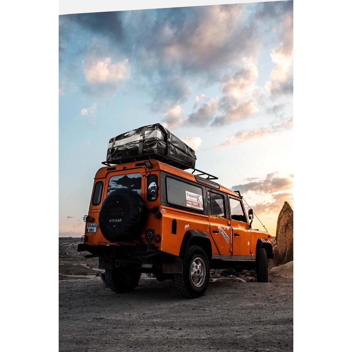 Boltlink - Daktas Auto - 400L - Oranje Zwart - Waterdichte opbergtas - SUV - Roof top - SUV - Dakkoffer - Opbergtas - Waterdicht - Bagagekoffer